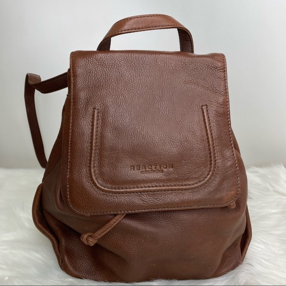 Reaction by Kenneth Cole Leather Backpack - Picture 2 of 9
